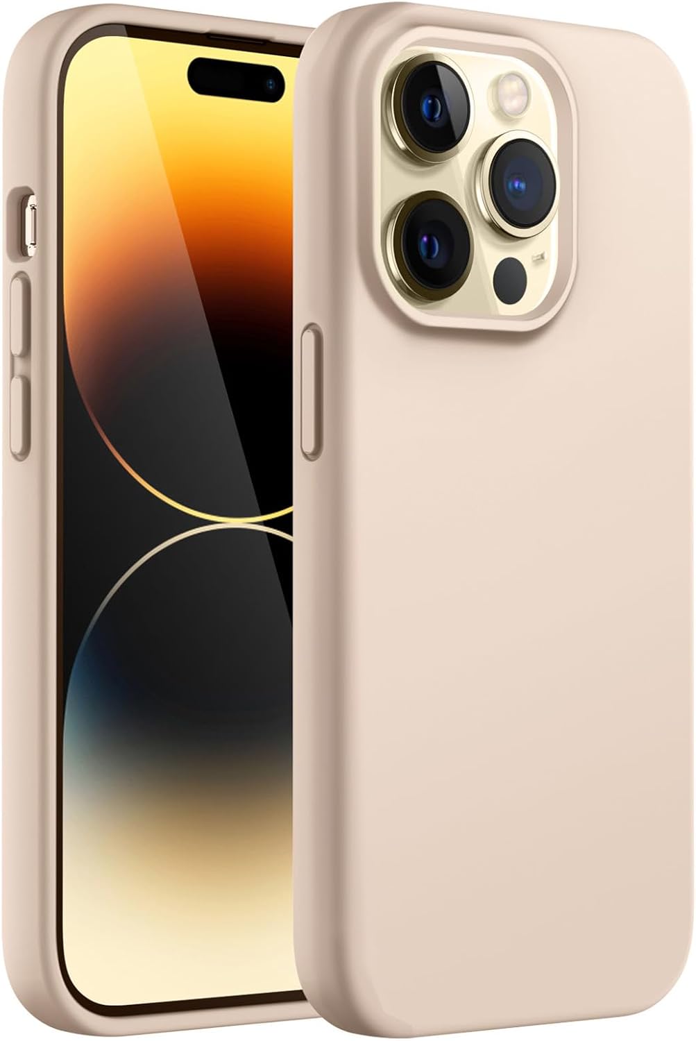 Thumbnail 6 de JETech siliconen hoesje voor iPhone 14 Pro Max, zwart met microvezelvoering