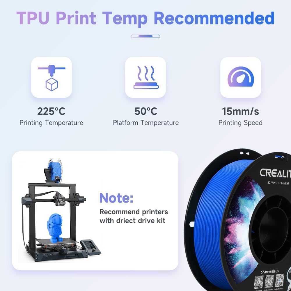 Detalle 2 de Creality TPU 3D Printer Filament 1.75 mm