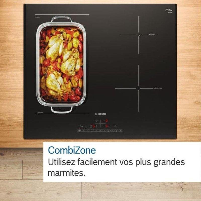 Detalle 2 de Bosch Serie 6 PVS63KHC1E: placa de inducción 60 cm con CombiZone