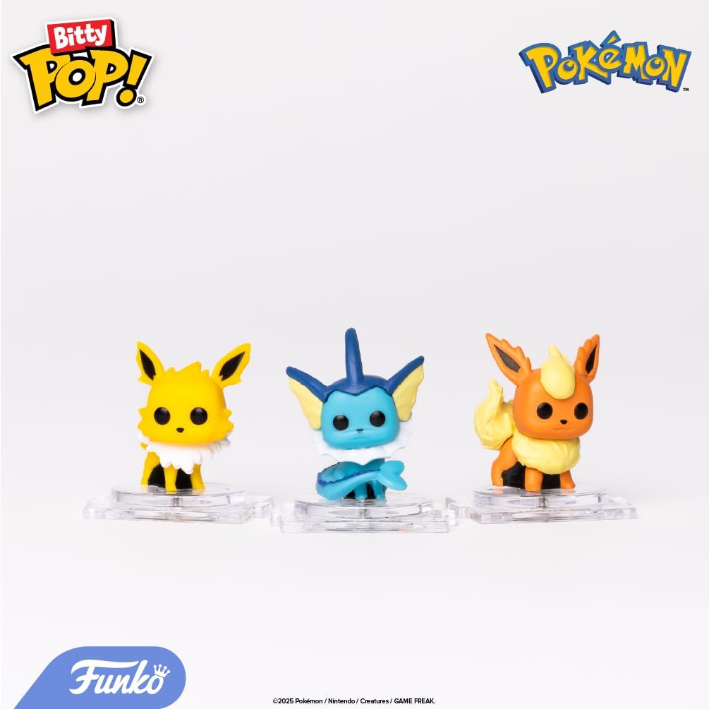 Thumbnail 6 de Funko Bitty POP! 4 Pack: Pokemon – Squirtle, Eevee, Growlithe, Psyduck (0,9 Zoll) Sammelbar
