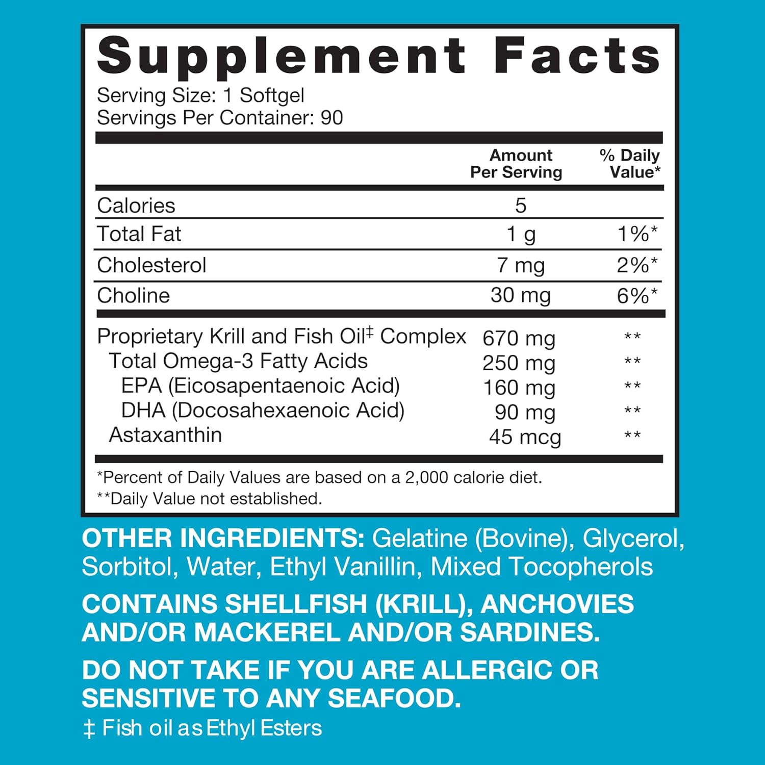 Detalle 2 de Qunol Advanced Omega-3 Krill & Fish Oil Complex, 250 mg EPA & DHA, 90 Softgels