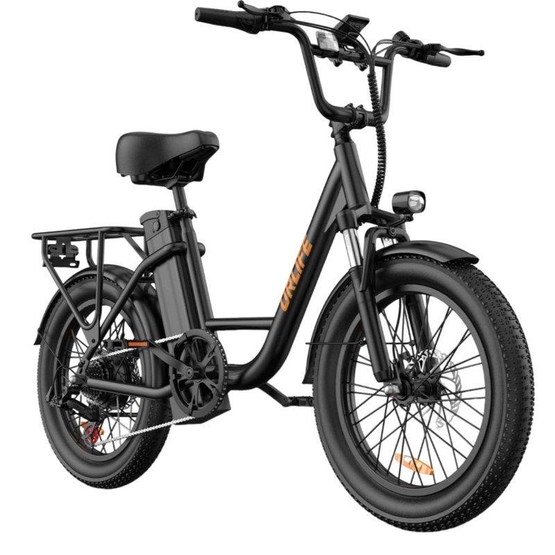 Detalle de Bicicleta eléctrica URLIFE E20: autonomía, estabilidad y versatilidad en 20 pulgadas