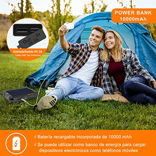 Detalle 2 de MEIKEE Foco LED Recargable 1000 lúmenes