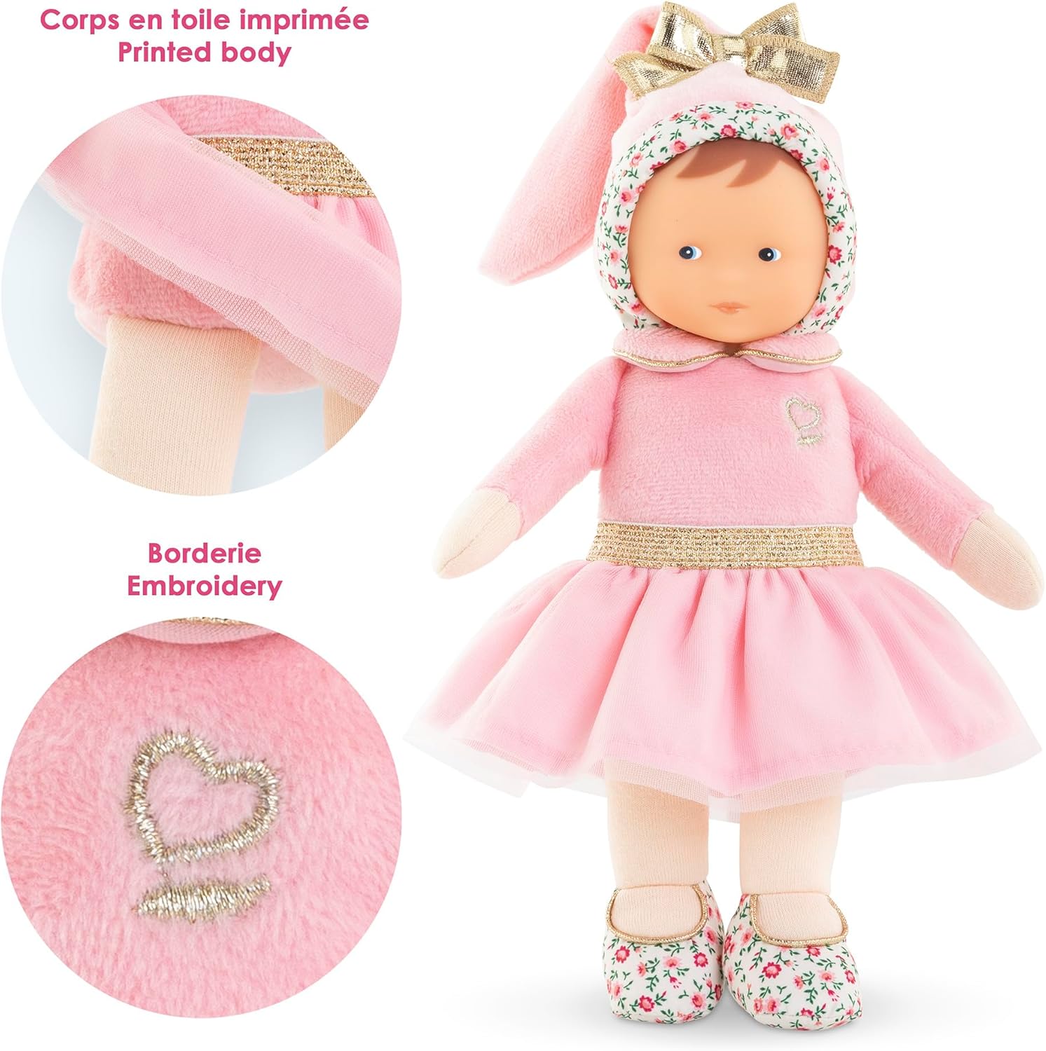Thumbnail 2 de Corolle Mon Doudou Miss Ballerine Rose Grenadine, 25 cm – Dès la naissance