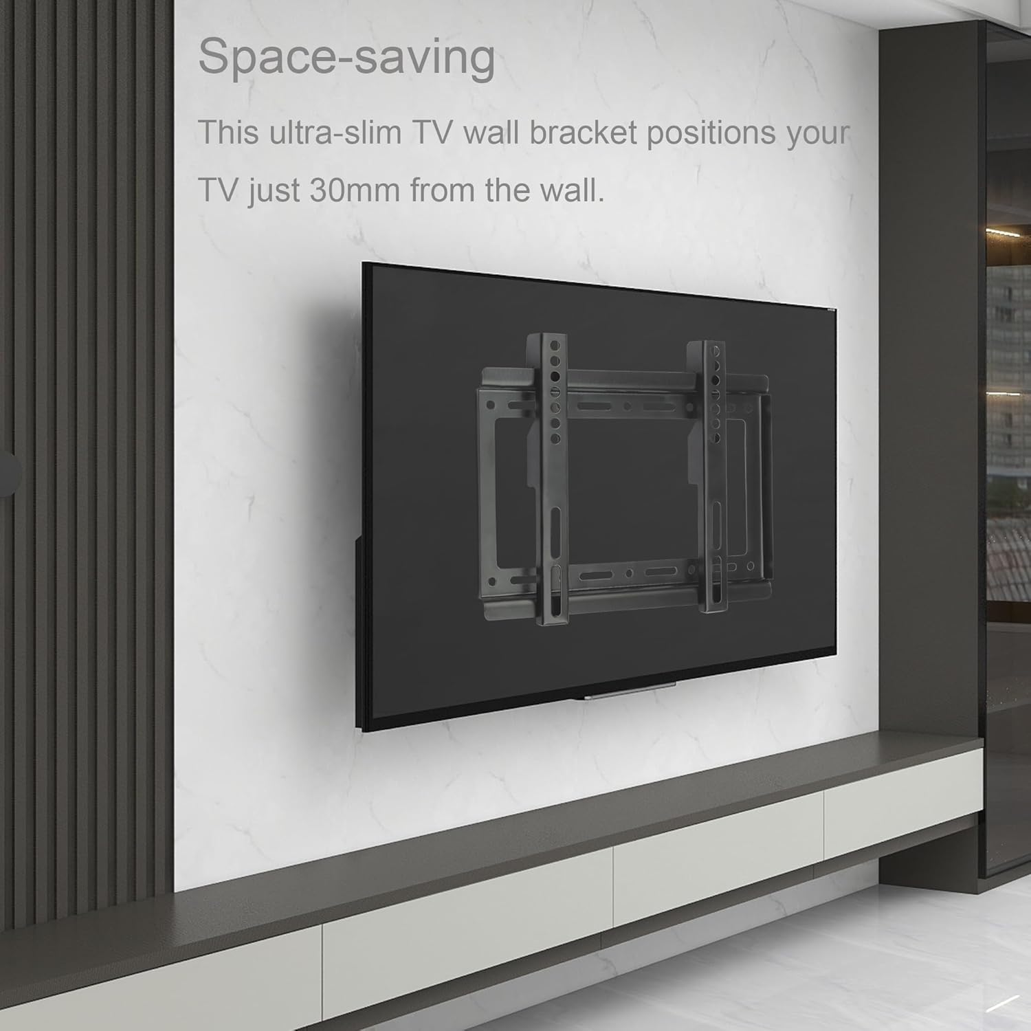 Thumbnail 4 de TV Wall Bracket for 14-42 inch TVs — Ultra-Slim, Flat-to-Wall Mount (Max 25kg, VESA 75x75 to 200x200)