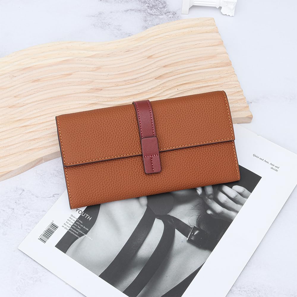 Thumbnail 1 de ArtsEye Genuine Leather Large Capacity Ladies Wallet & Clutch Phone Holder