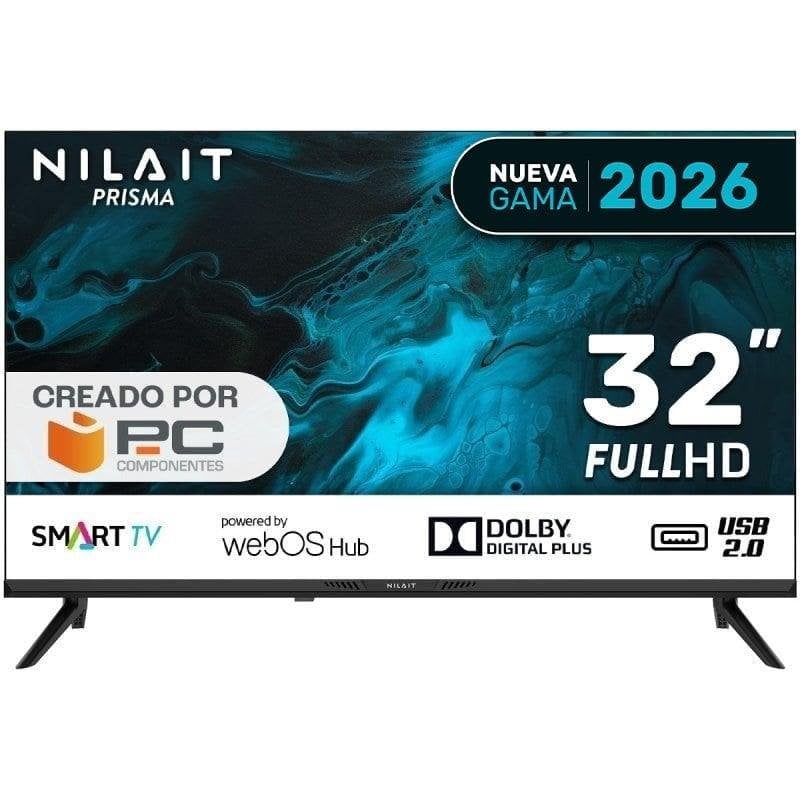 Detalle 2 de Nilait Prisma 32FD7004SWOS 32" LED FHD Smart TV con webOS + Soporte y Cable HDMI