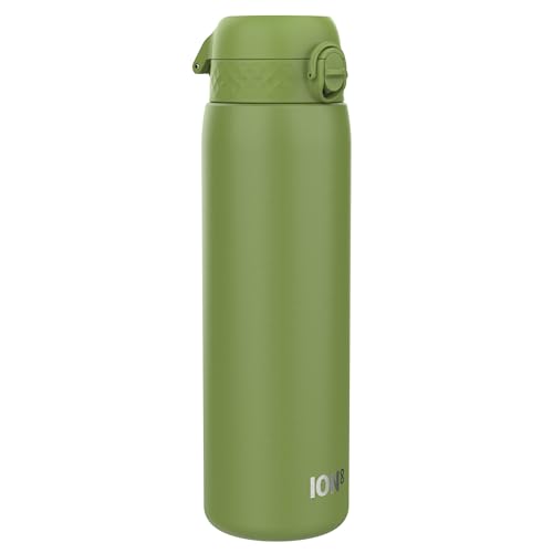Detalle de ION8 Botella Agua Inox 1 L verde caqui 🚰