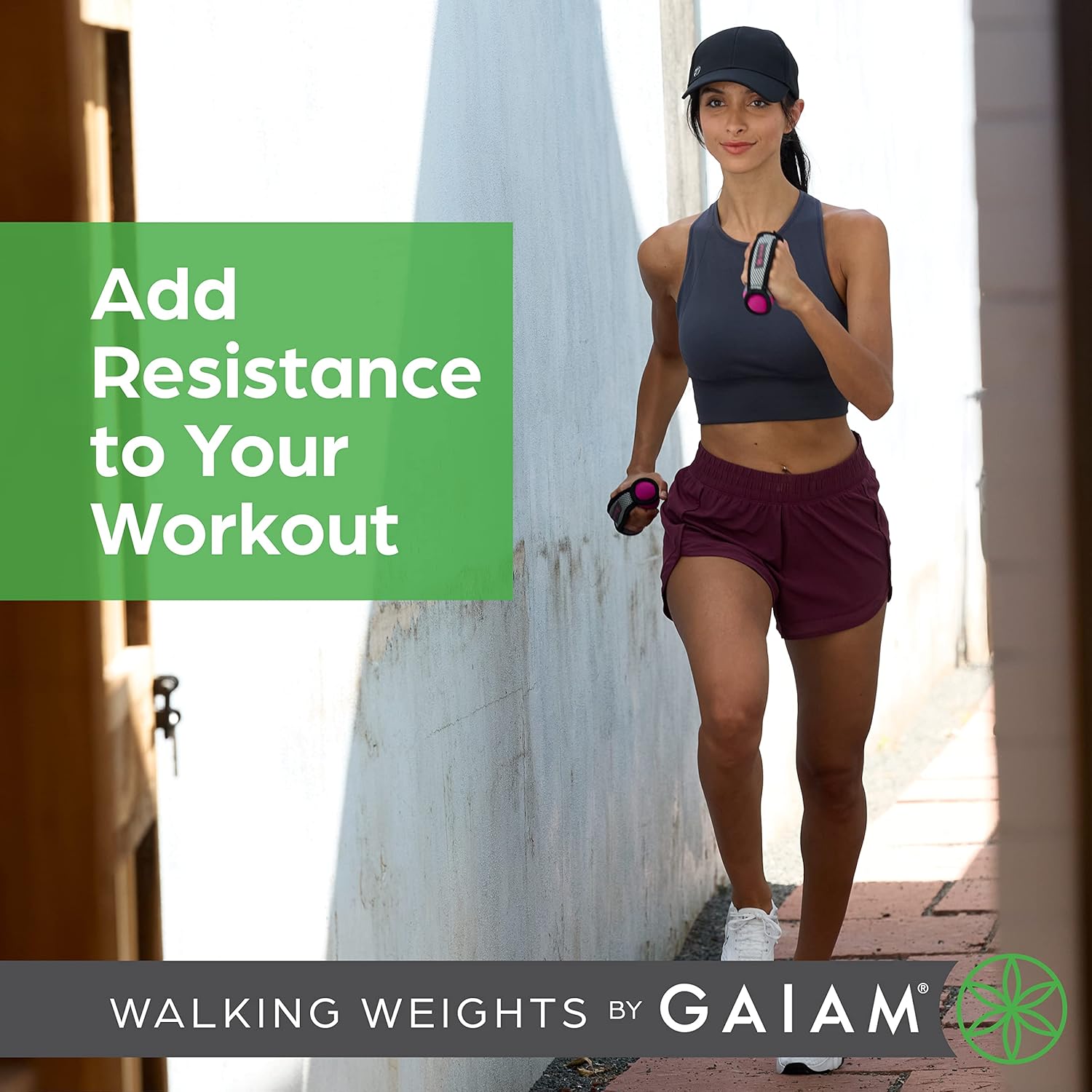 Thumbnail 1 de Gaiam Soft Dumbbell Walking Hand Weights with Strap