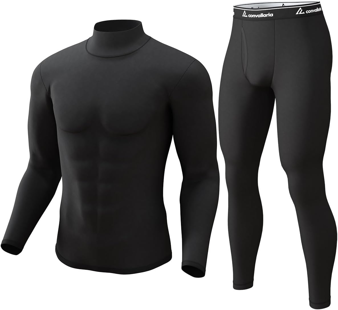 Detalle de CL convallaria Long Johns Thermal Underwear Set — Base Layer for Men