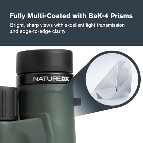 Detalle de Celestron 71330 Nature DX 8x32 jumelles BaK-4 vertes đź”