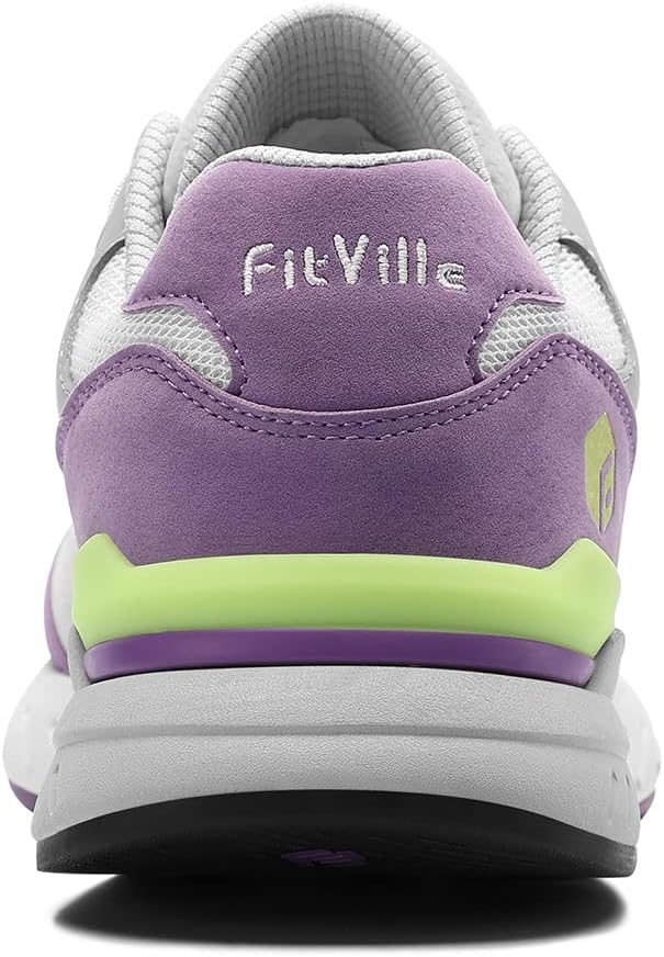 Detalle 2 de FitVille Extra Larghe Scarpe Uomo Sneakers con Supporto per Arco Plantare e Pianta Larga