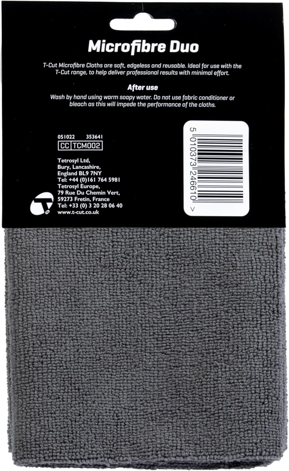 Thumbnail 2 de T-Cut Microfibre Duo Pack (Edgeless & Ultra-Soft) reusable polishing cloths