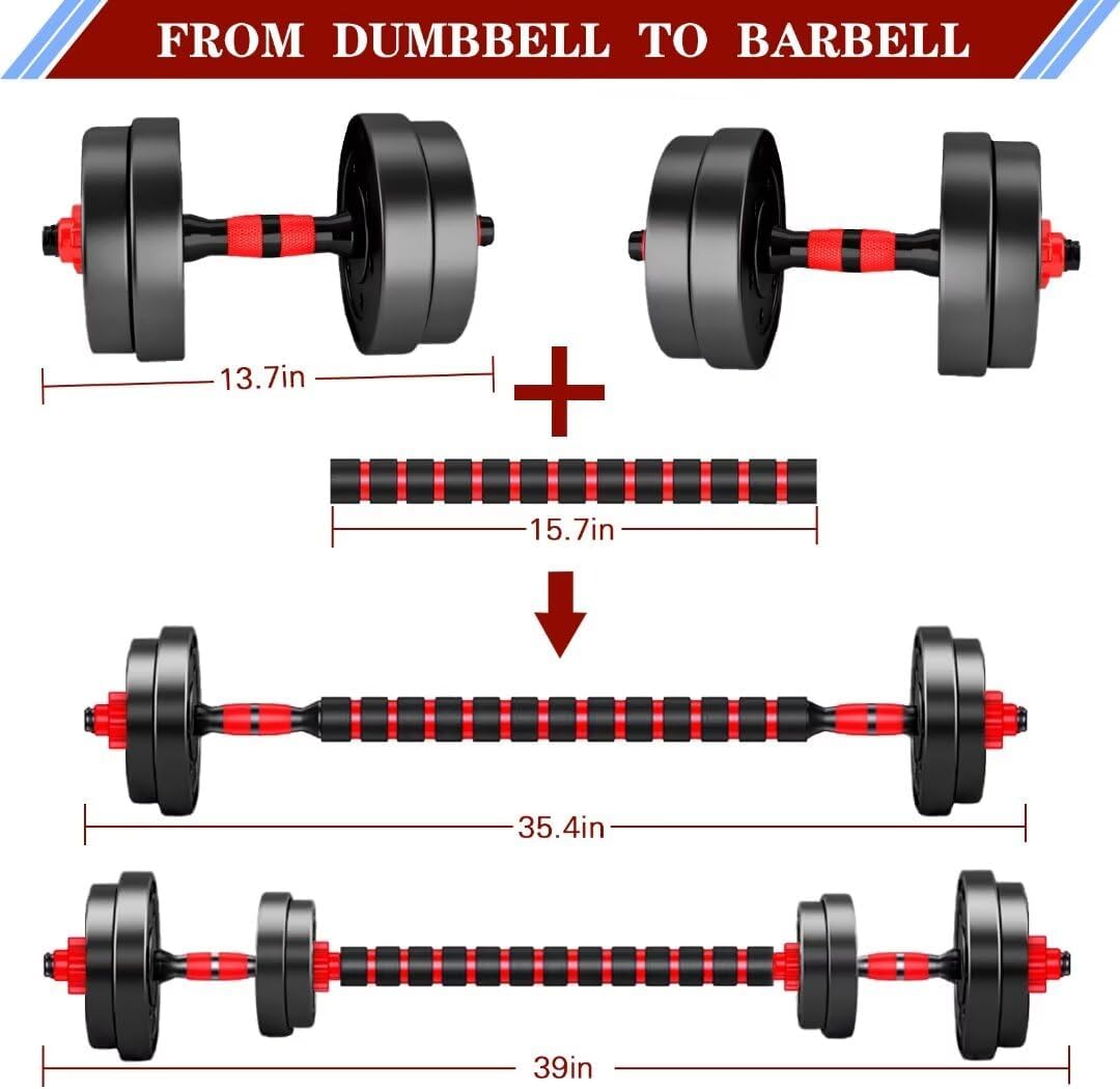 Thumbnail 2 de BCBIG Adjustable Dumbbells 20 lbs 🏋️♀