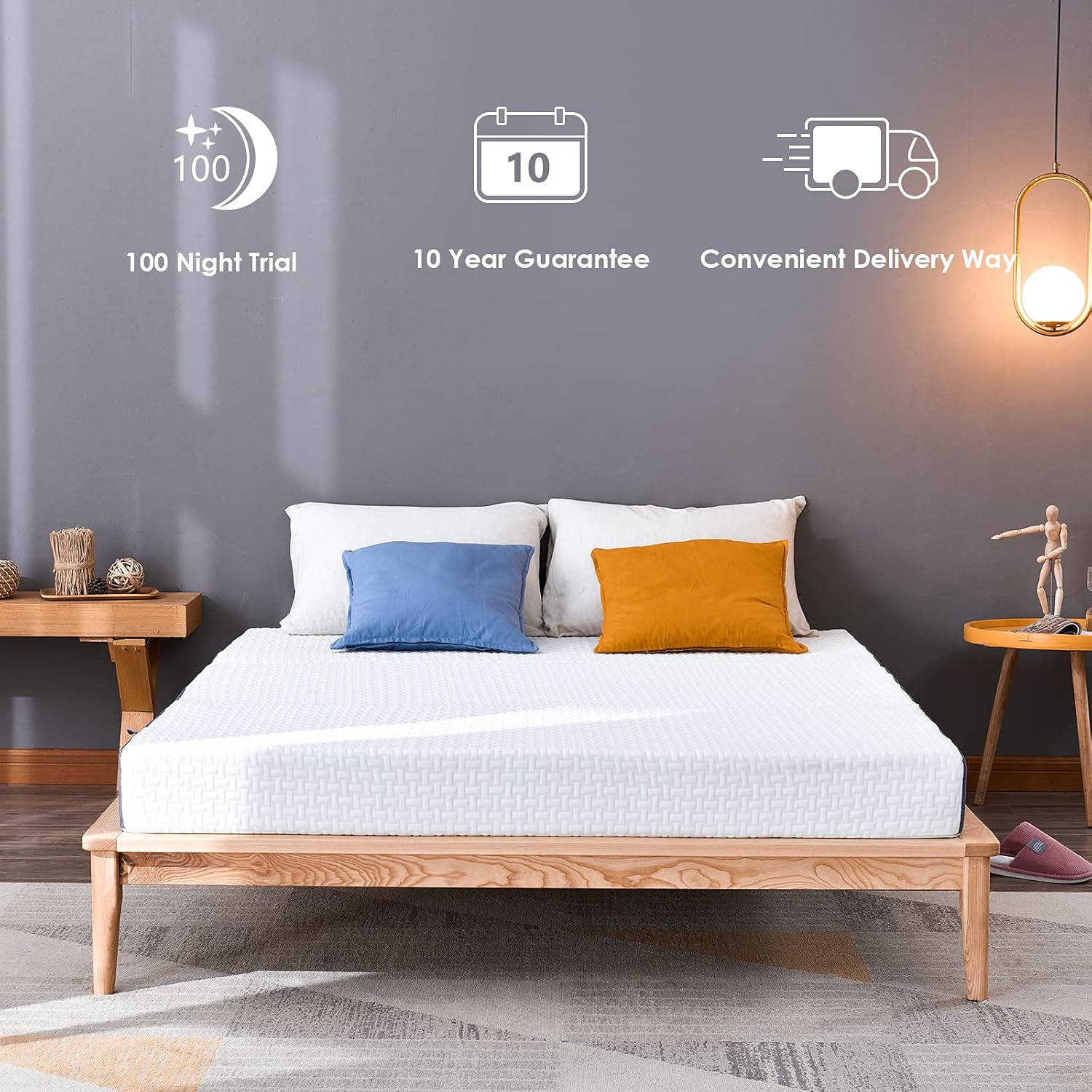 Thumbnail 6 de Inofia Folding Mattress Small Double (15cm) – gel memory foam foldable guest mattress in a box