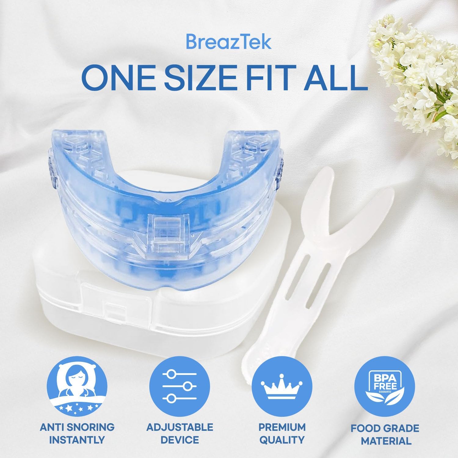 Detalle 2 de Anti Snoring Devices Adjustable Mouthpiece for Travel 😷
