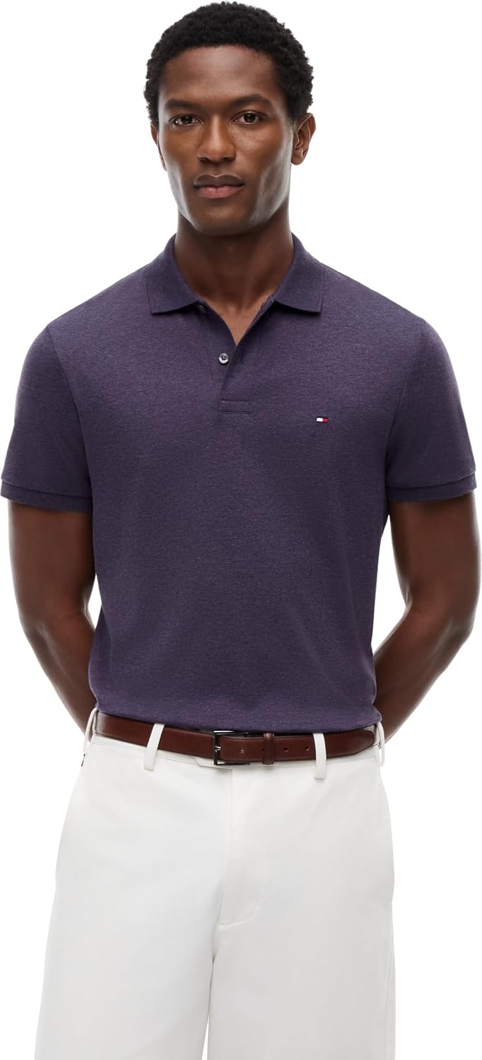 Detalle de Tommy Hilfiger Herren Liquid Cotton Reg Seasonal Polo – S/S Mw0mw39994