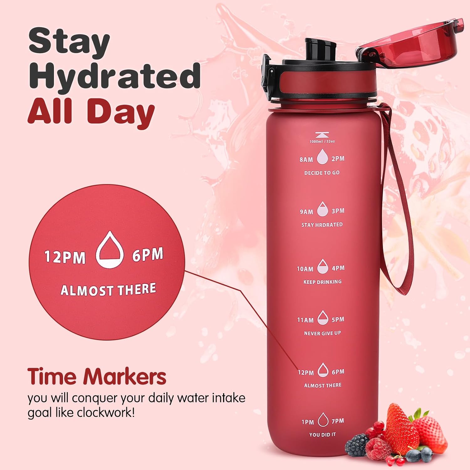 Detalle 2 de Gobravio 1 L leakproof water bottle