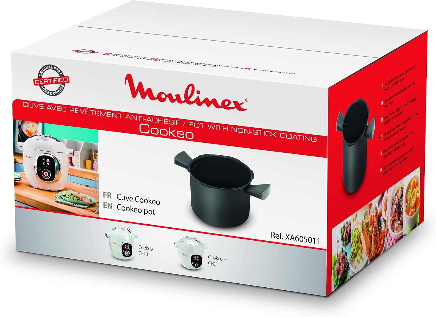 Thumbnail 3 de Cuve antiadhésive 6 L pour Moulinex Cookeo — compatible avec tous les modèles