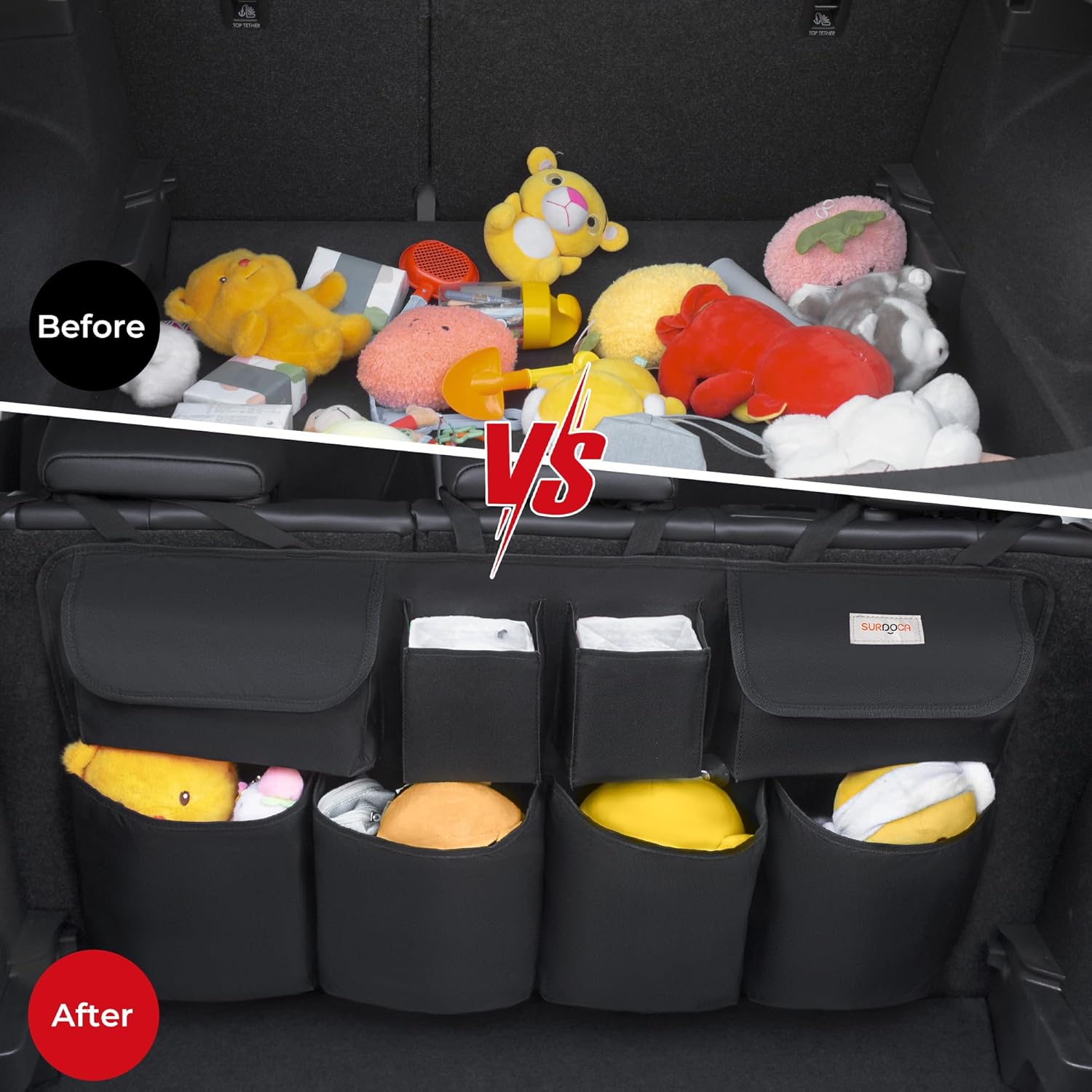Detalle de SURDOCA Hanging Trunk Organizer car organiser