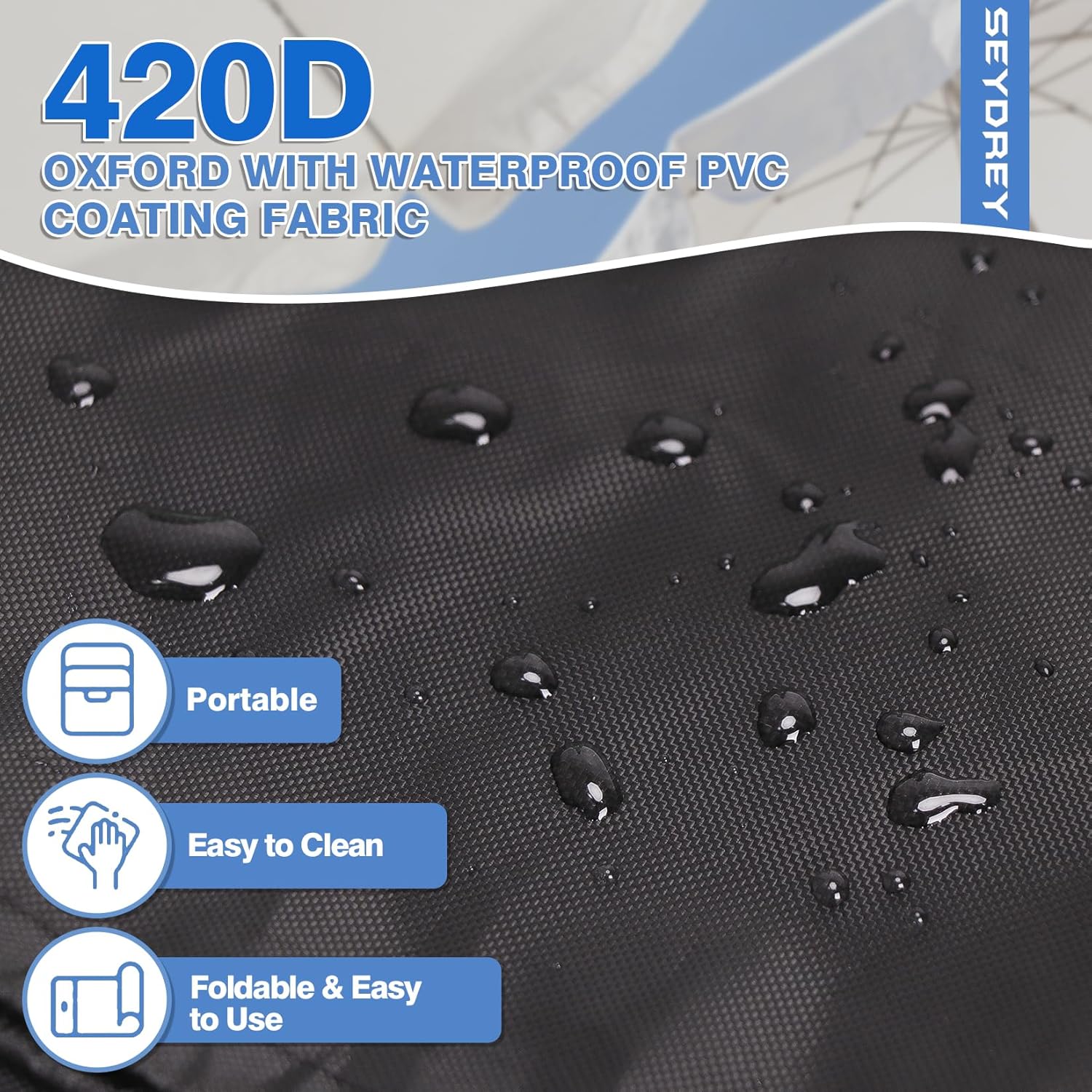 Thumbnail 2 de Seydrey Waterproof Parasol Cover for Cantilever Parasols (420D)