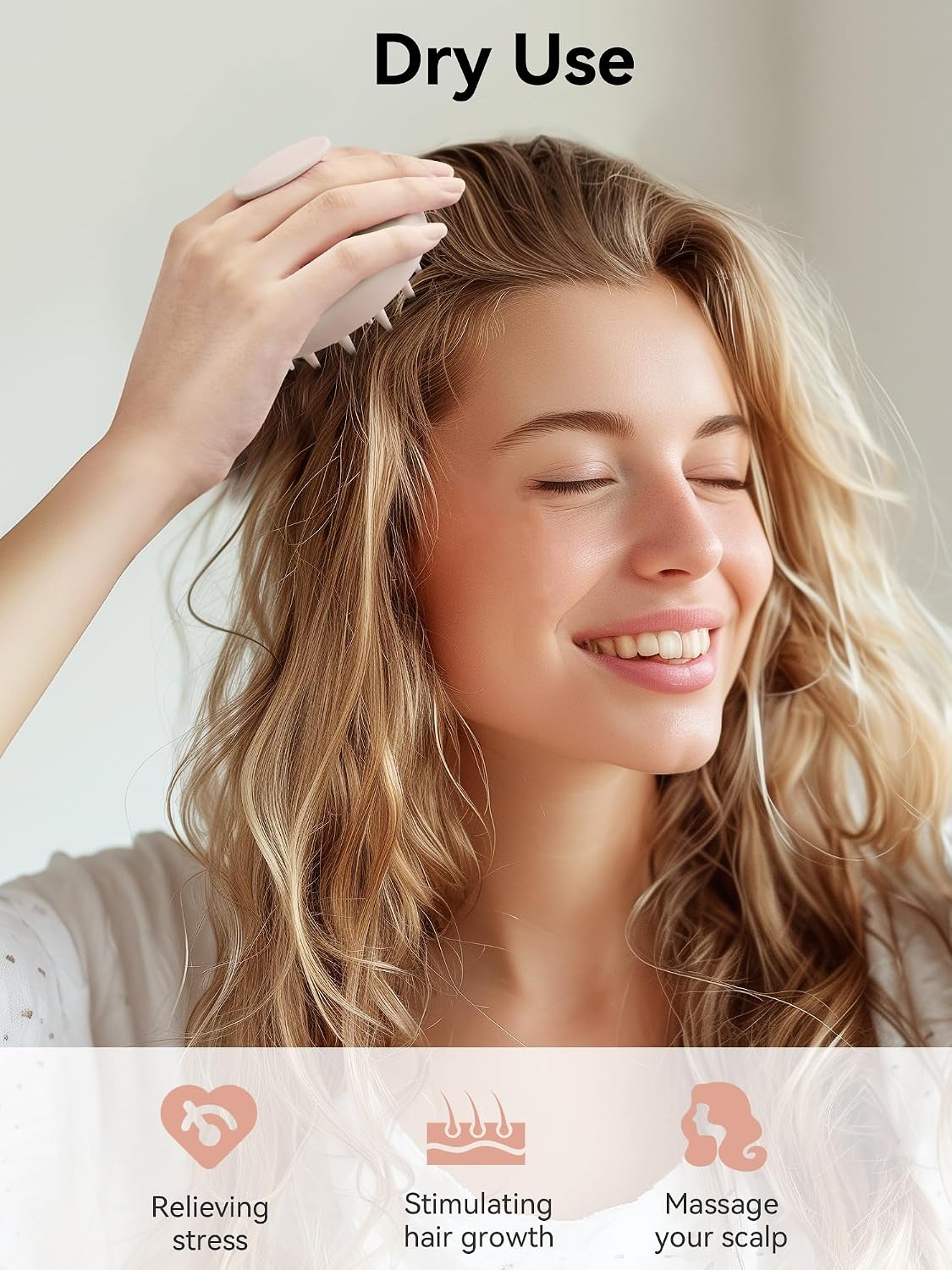 Thumbnail 5 de HEETA Kopfhaut Massagebürste Silikon – Weiche Borsten & integriertes Silikon-Design, für nasses & trockenes Haar