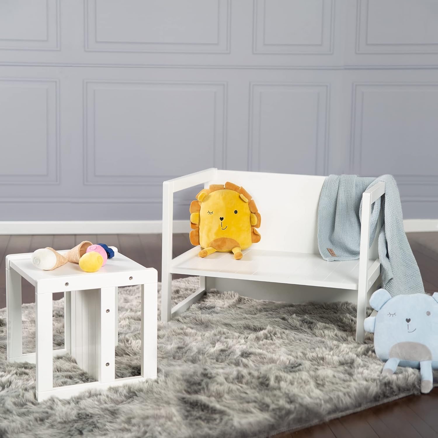Thumbnail 10 de roba Silla Infantil Blanca Reversible con 3 Alturas
