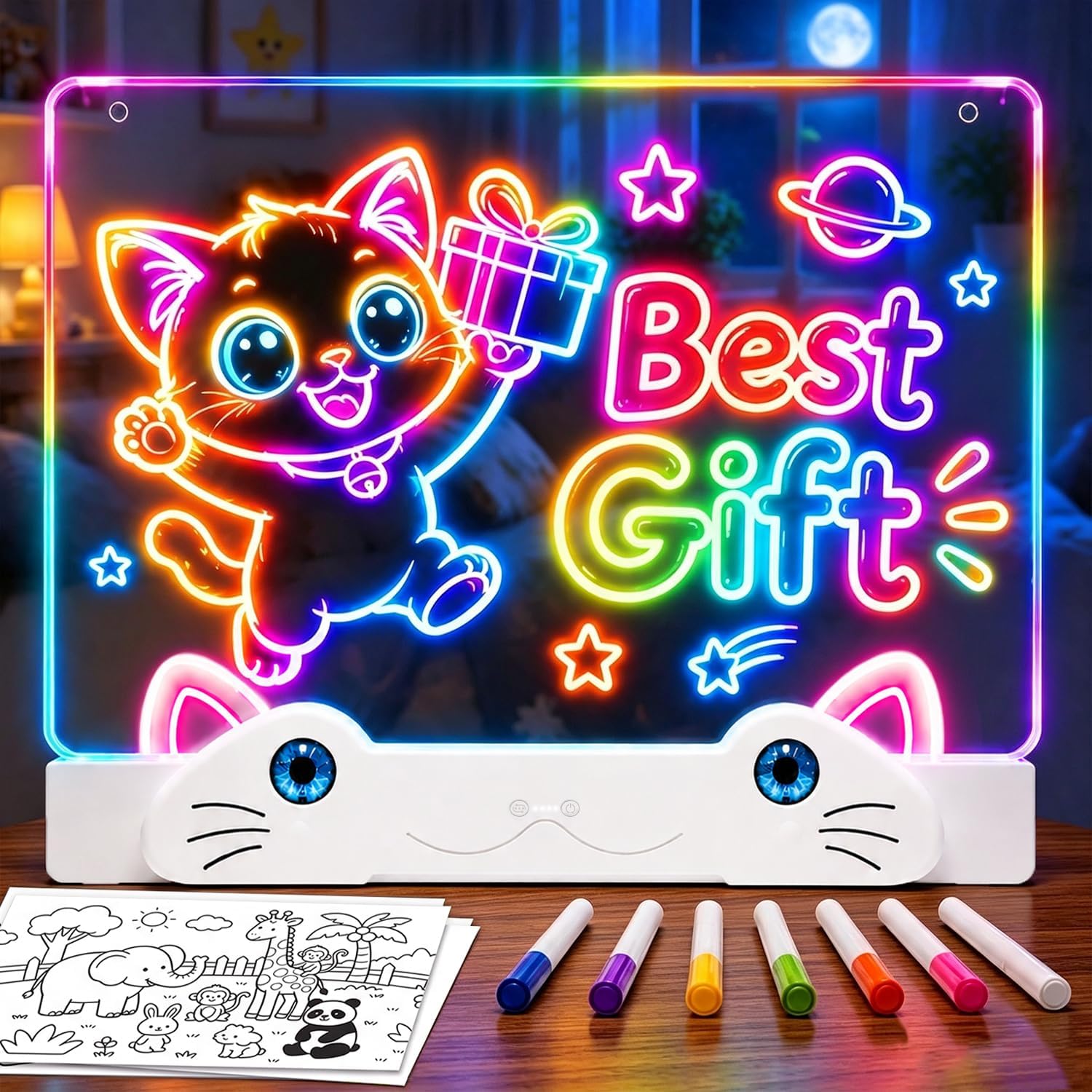 Detalle de LED Drawing Board for Kids, 16-Inch