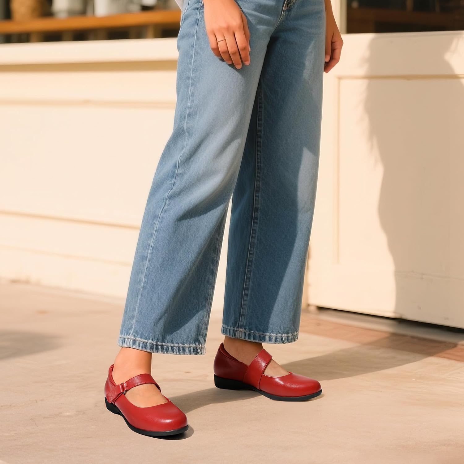 Thumbnail 6 de DREAM PAIRS Women's Ballet Mary Jane Flats with Ankle Strap