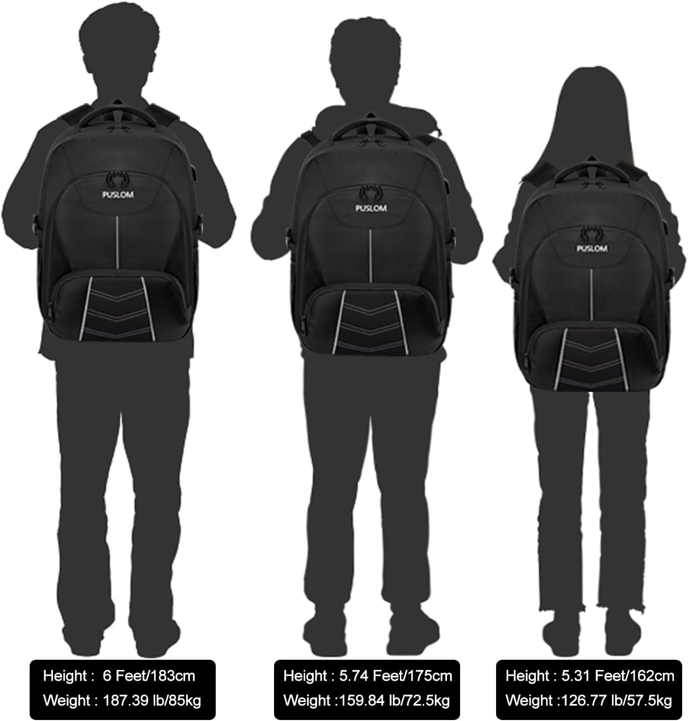 Thumbnail 6 de Extra Large Backpack 55L Travel Laptop Bag