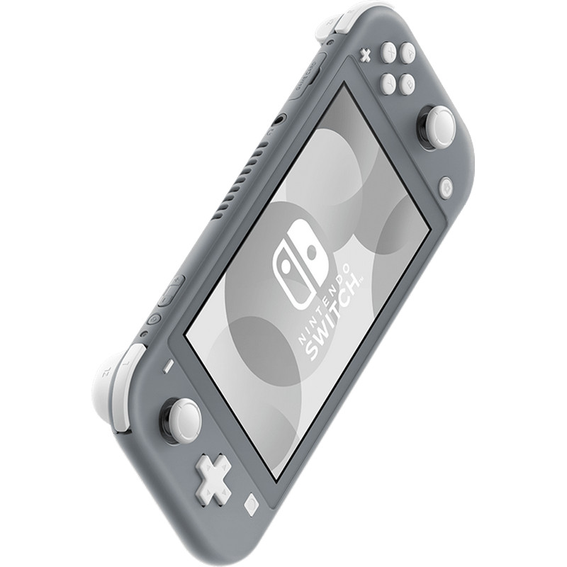 Detalle de Nintendo Switch Lite Gris – consola portátil de Nintendo para jugar fuera de casa