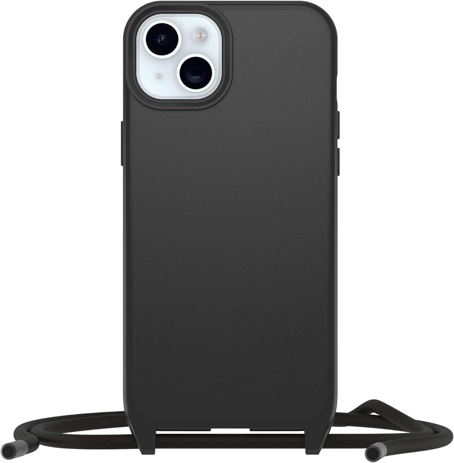 Detalle de OtterBox Cover React Necklace con MagSafe per iPhone 15 Plus / 14 Plus – Ultra sottile e resistente, con cordino intercambiabile