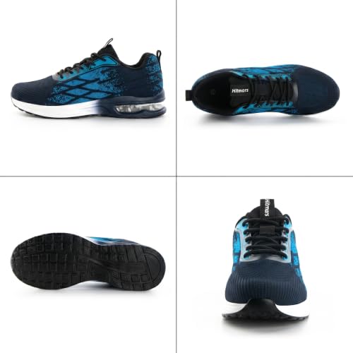 Detalle de Hitmars Scarpa Running Uomo - Sneakers sportive leggera, traspirante e ammortizzata (Blu, 42)