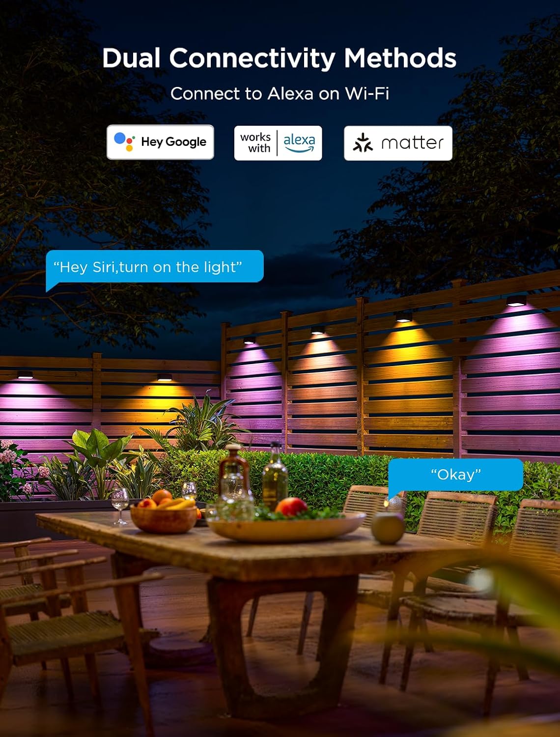 Thumbnail 5 de Govee Outdoor Fence Wall Light 6-pack 🌳