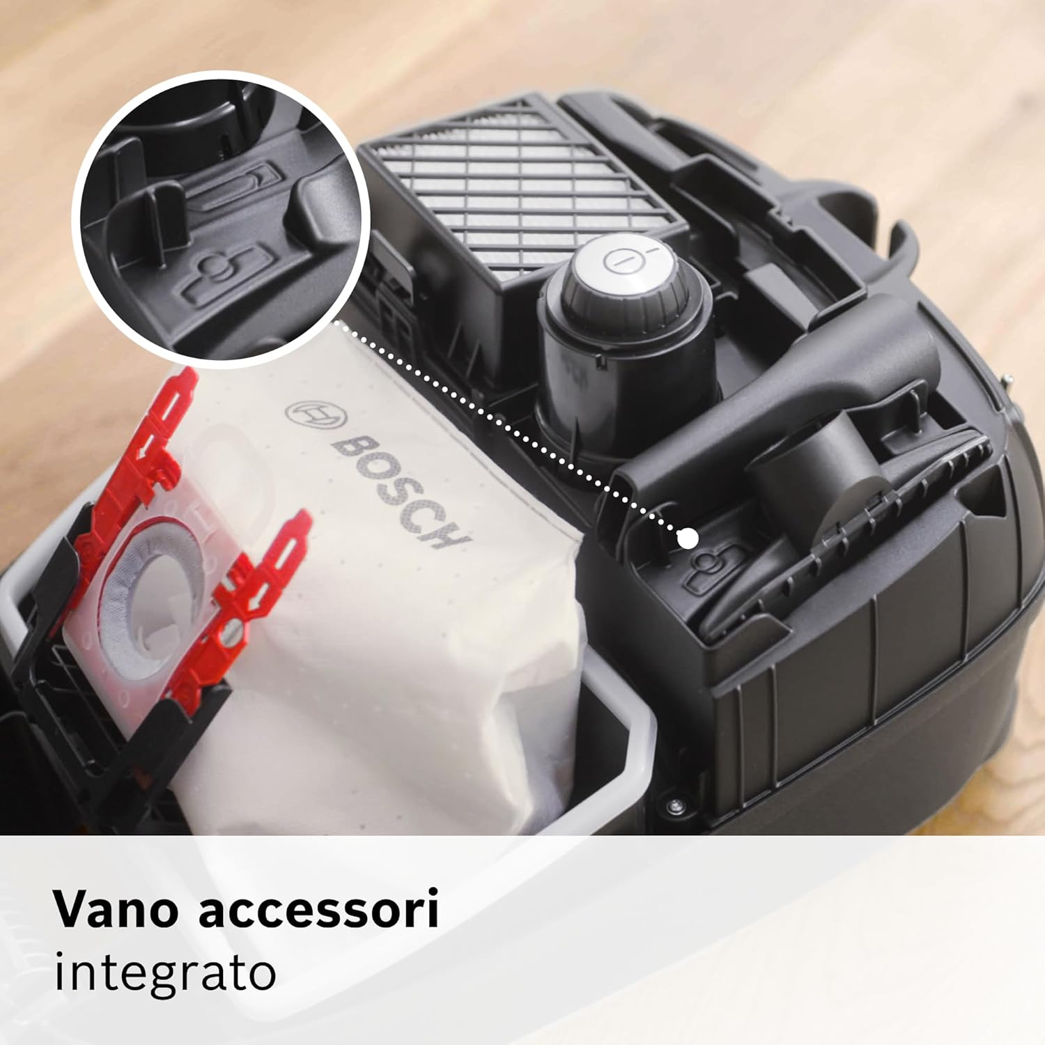 Detalle 2 de Bosch Serie 4 BGB41WH1 aspirapolvere 11 m