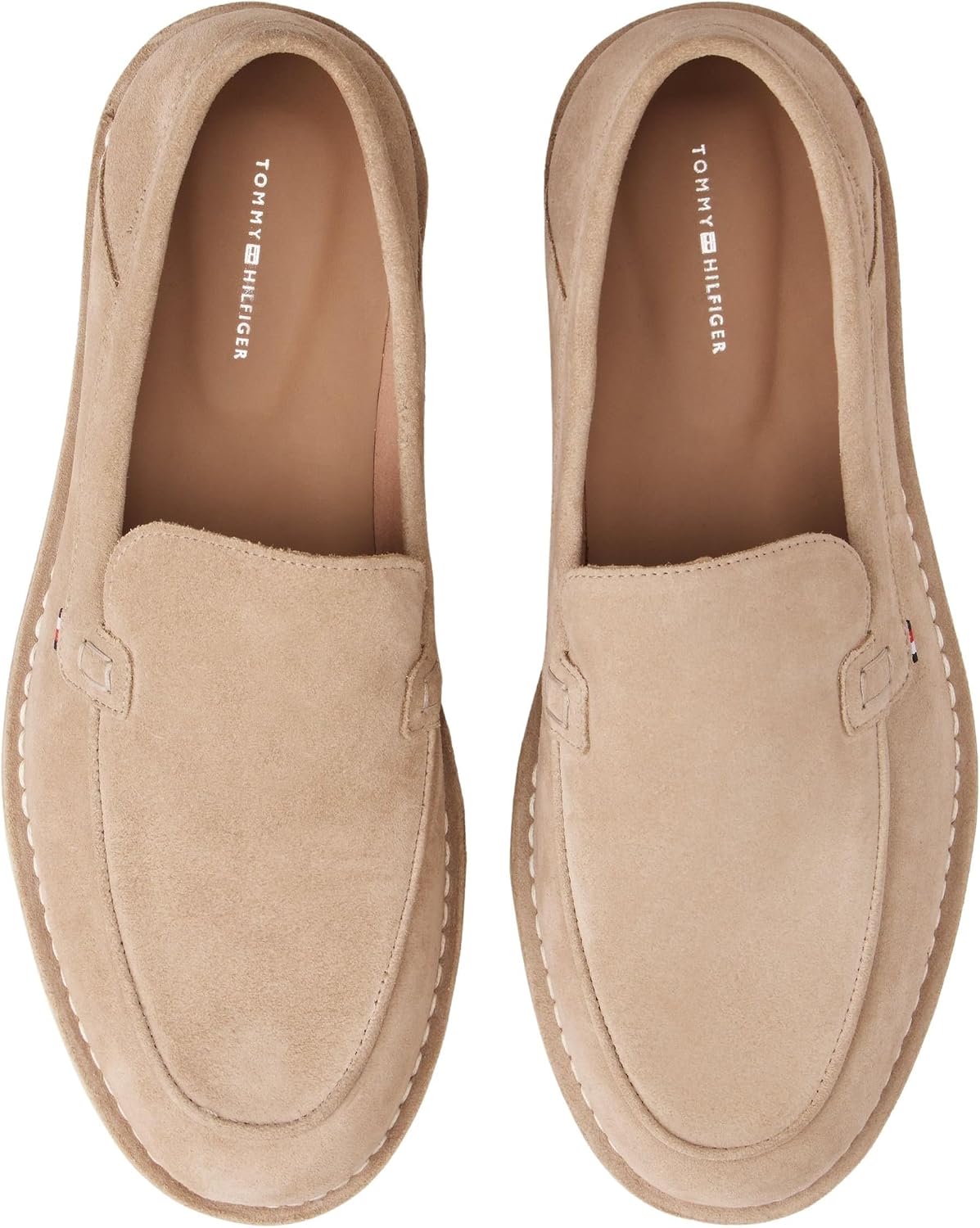 Thumbnail 4 de Tommy Hilfiger Homme Hilfiger Stitchdown Suede Loafer Fm0fm05782 : mocassins en suède