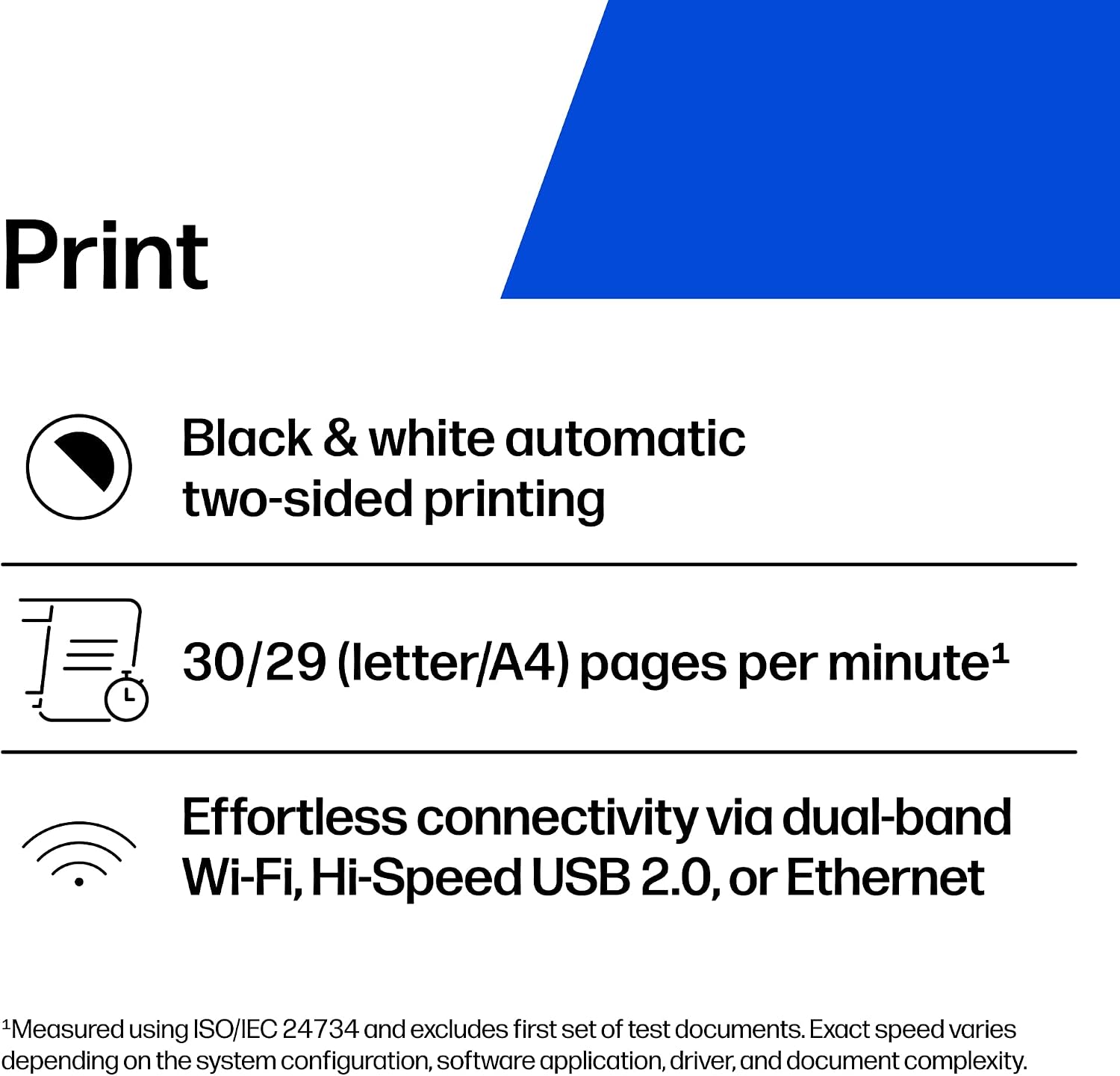Detalle de HP monochrome laser printer M209dw