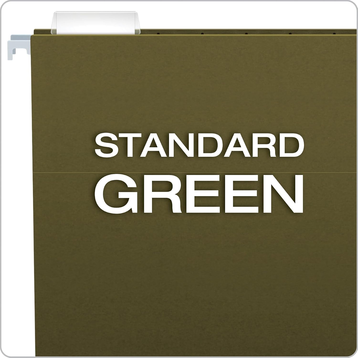 Detalle de Pendaflex 81602 Recycled Hanging File Folders, Letter Size, Green, 25 Pack