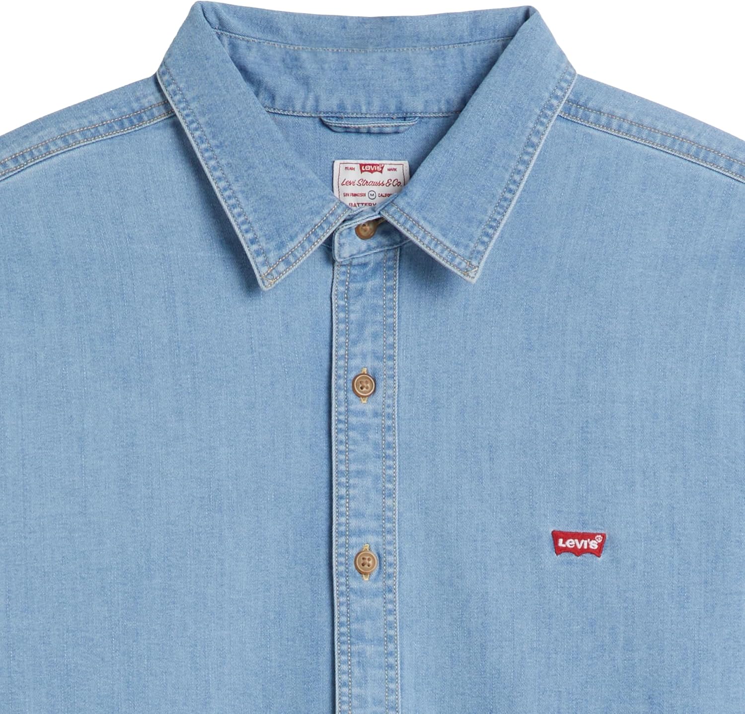 Detalle de Levi's 86625 Battery Housemark Men's Slim-Fit Long-Sleeve Shirt