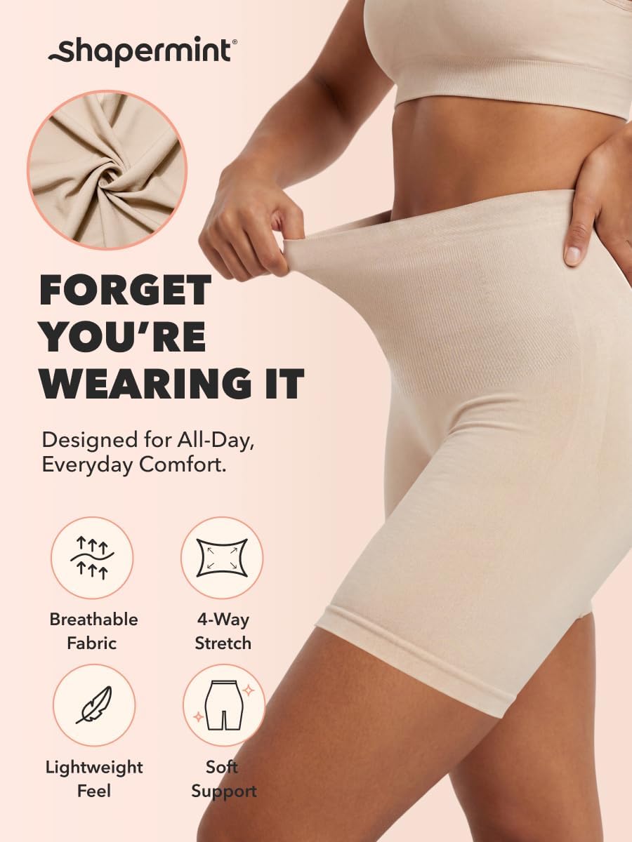 Detalle 2 de SHAPERMINT High-Waist Shaping Shorts for Women 🩲
