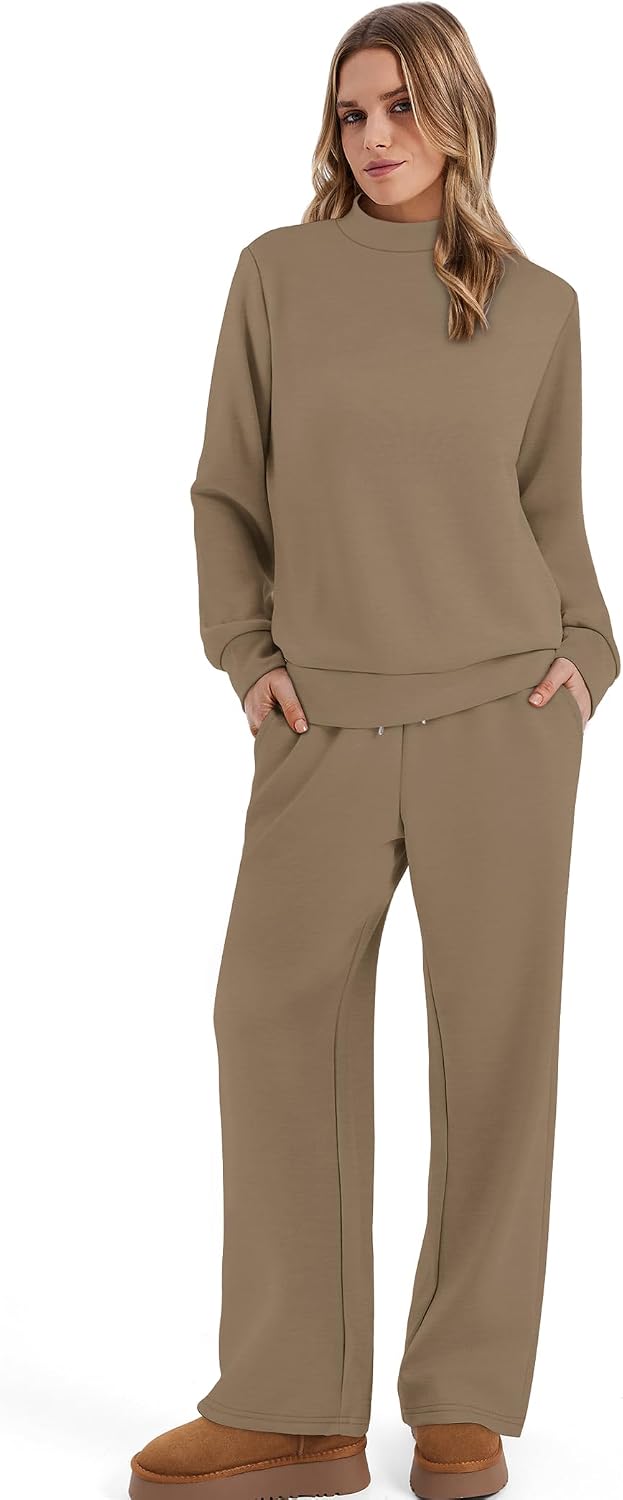 Detalle 2 de Sampeel Two Piece Set Mock Neck Loungewear XS-2XL