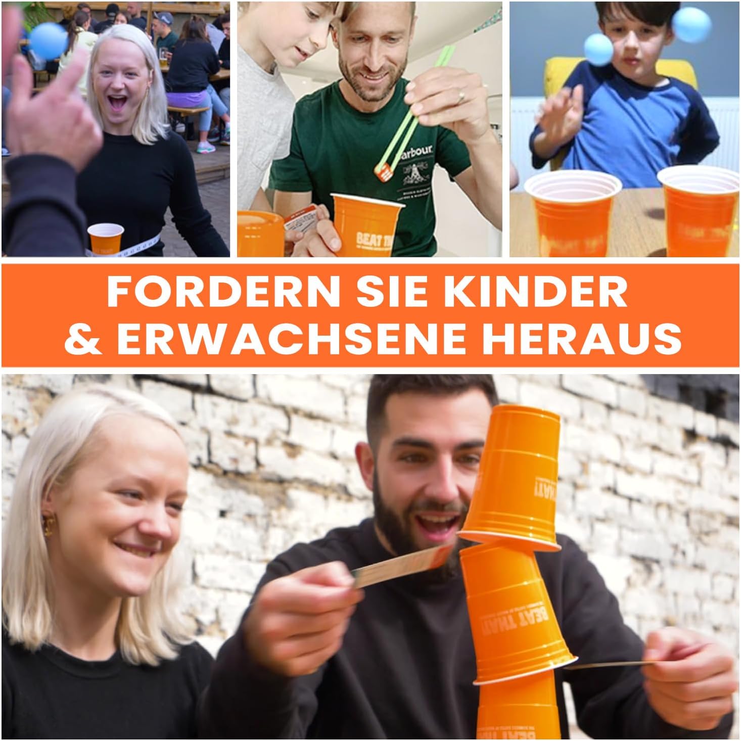 Thumbnail 4 de Gutter Games Beat that! – Rasende Partyspiel-Challenge für 2–8 Spieler ab 9 Jahren