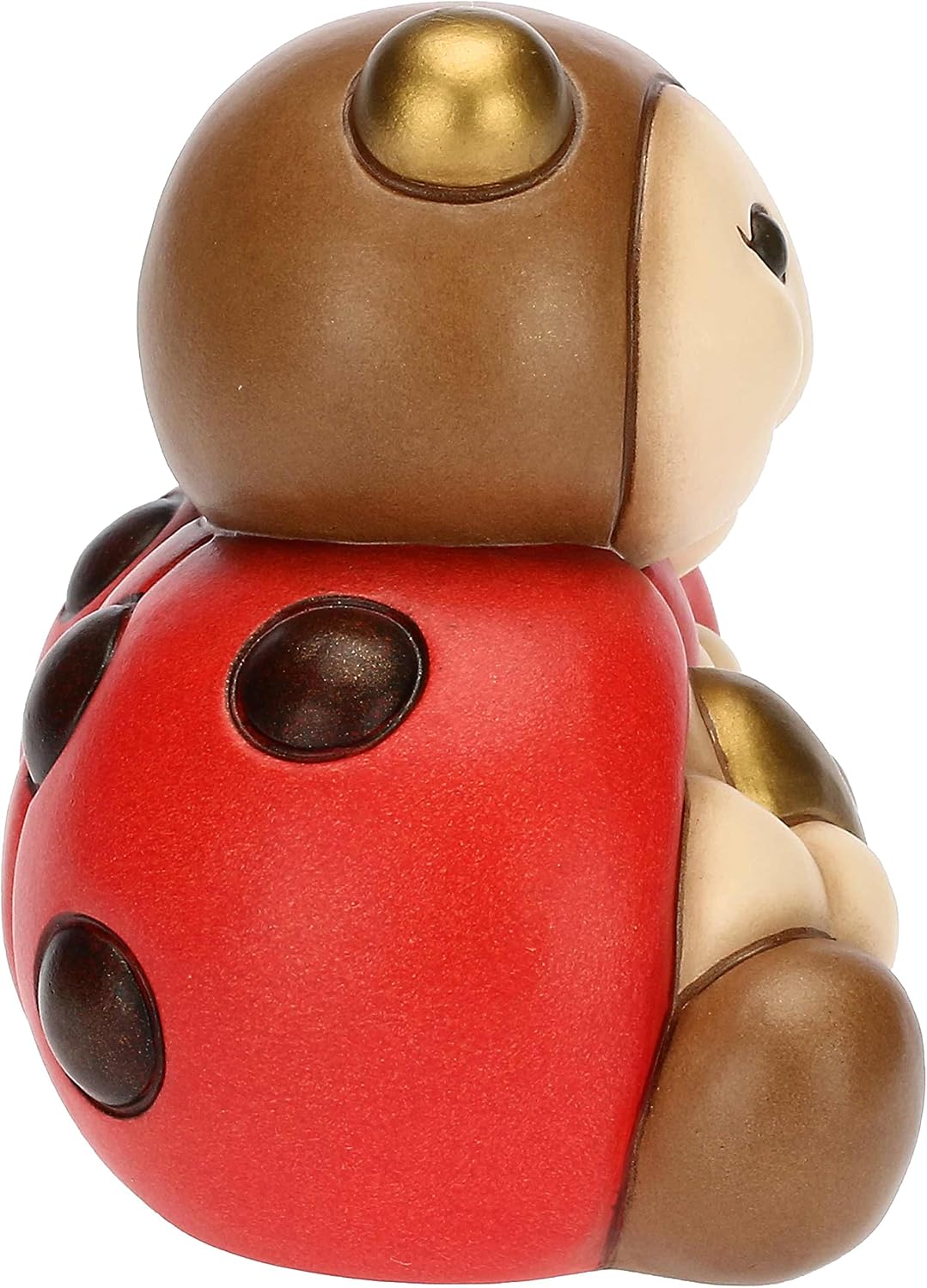 Detalle 2 de Bomboniera THUN in ceramica decorata a mano con coppia di coccinelle e cuore – Linea Bomboniere