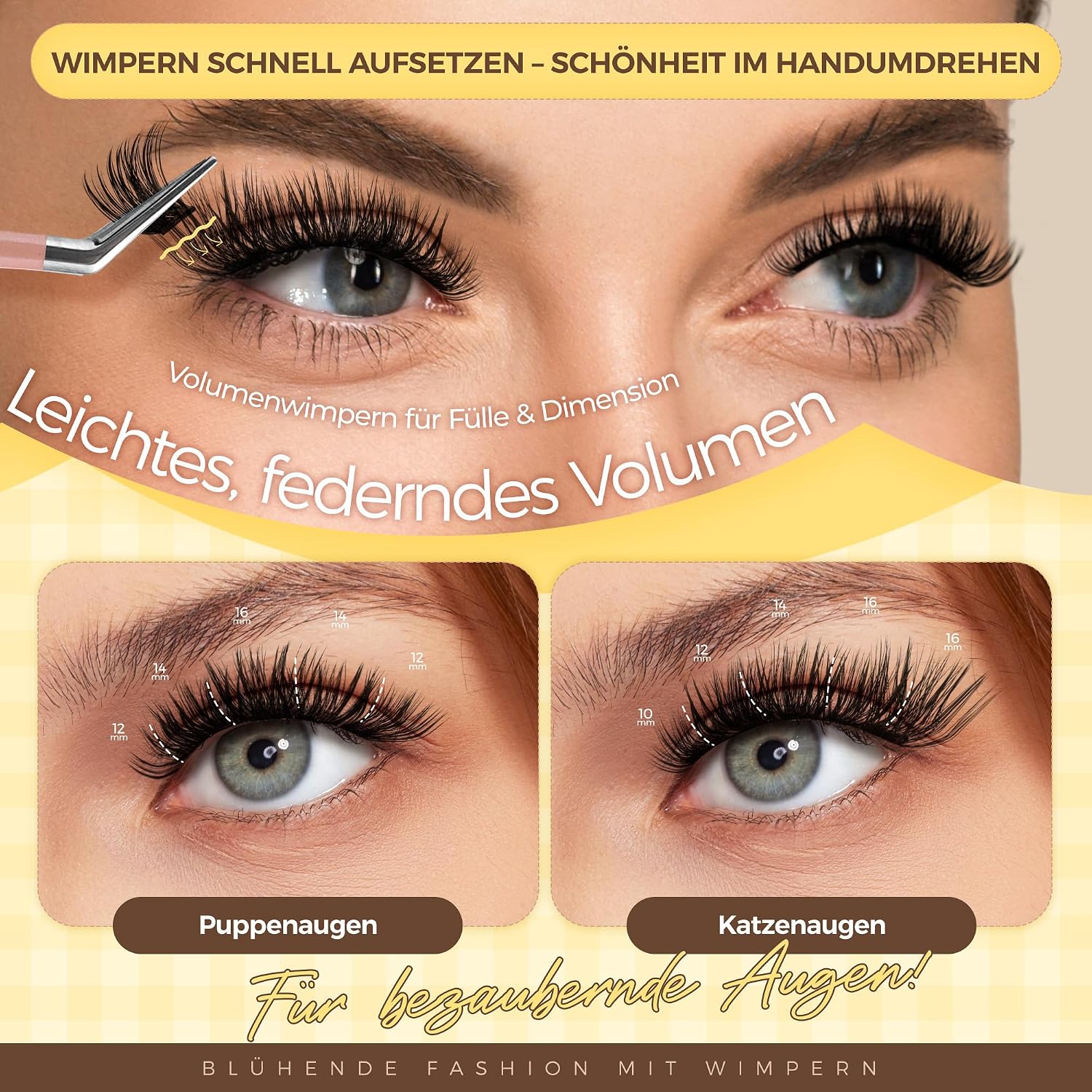 Thumbnail 4 de LASHVIEW NM03-D Wimpernbüschel 10–16 mm 💄