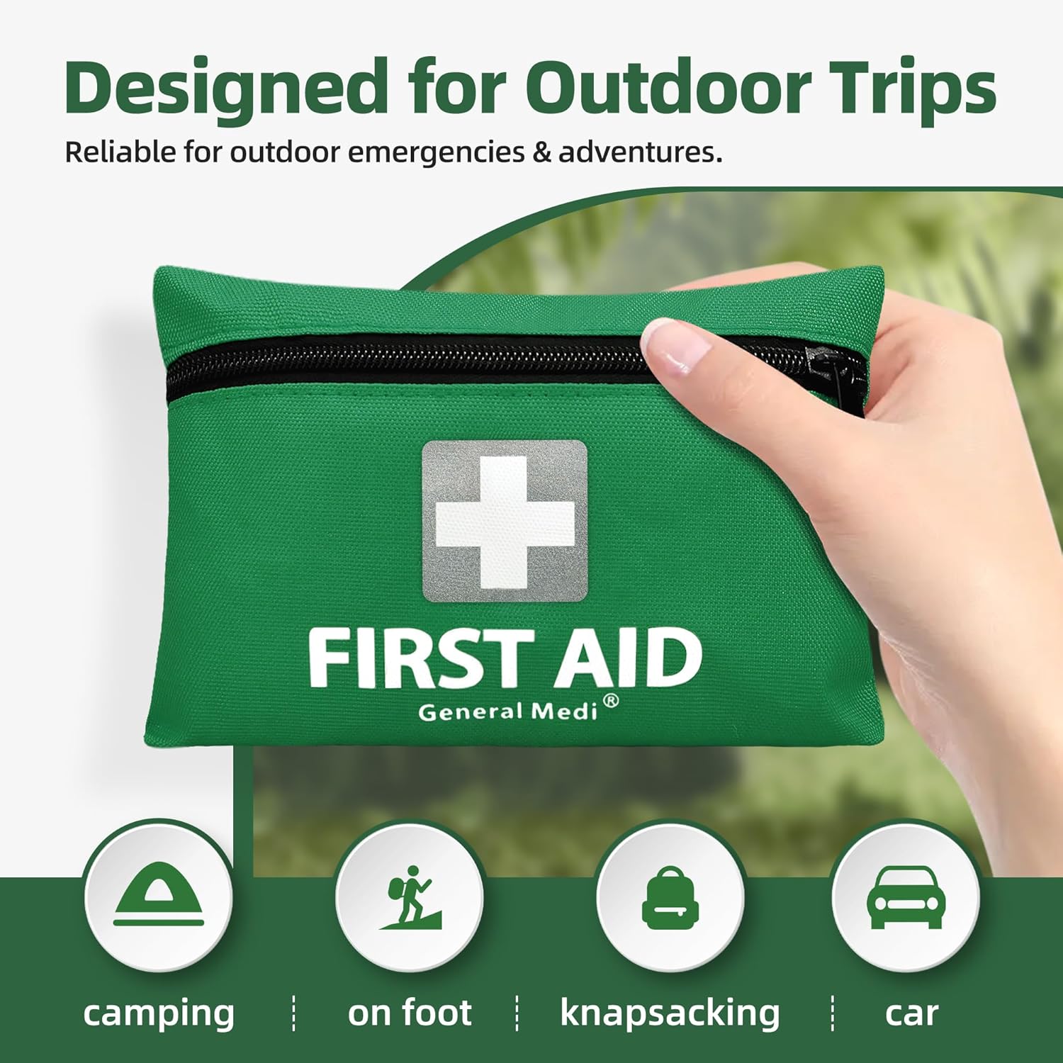 Detalle 2 de General Medi Mini First Aid Kit 92 pieces 🩹
