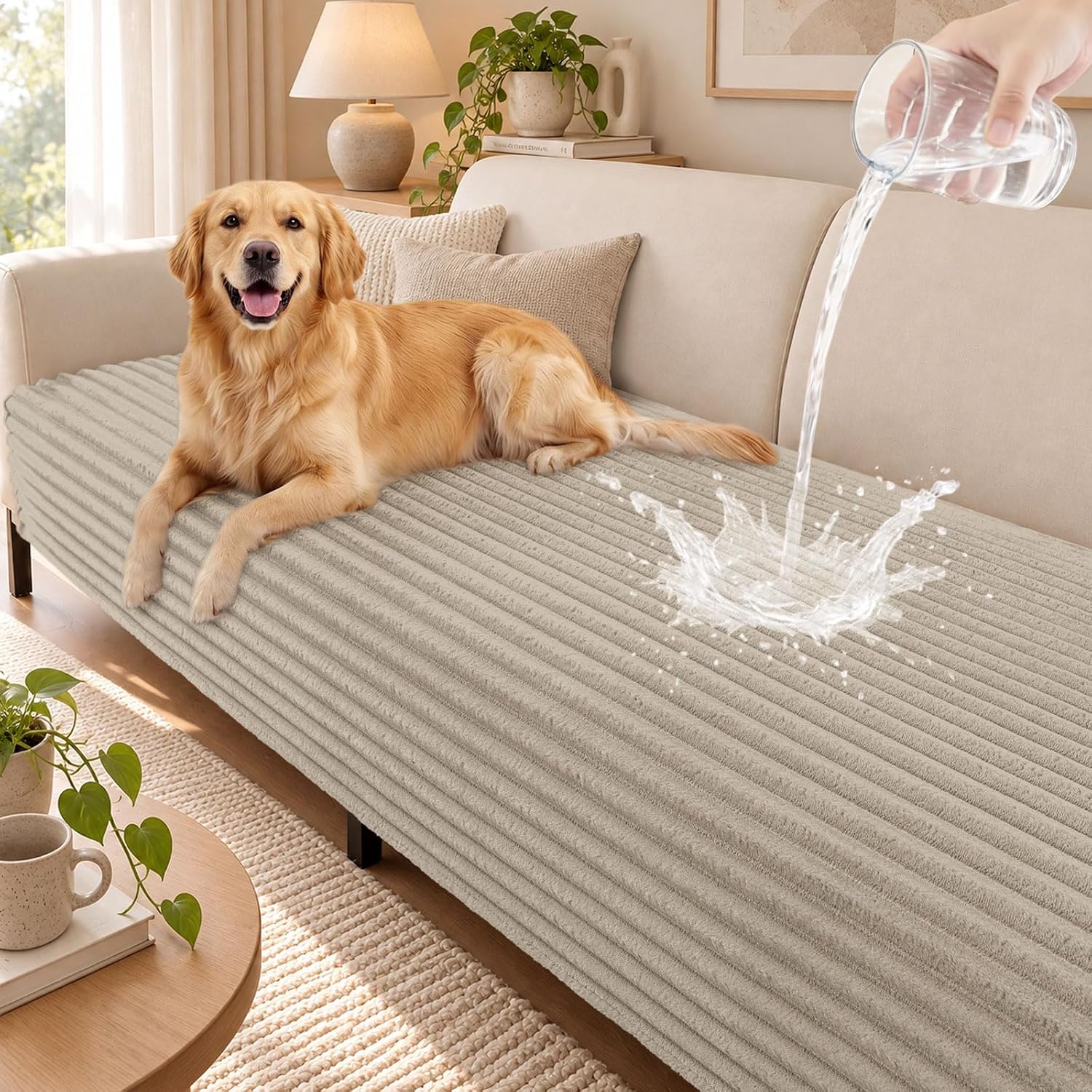 Detalle de Smiry Waterproof Couch Cover 36" x 63