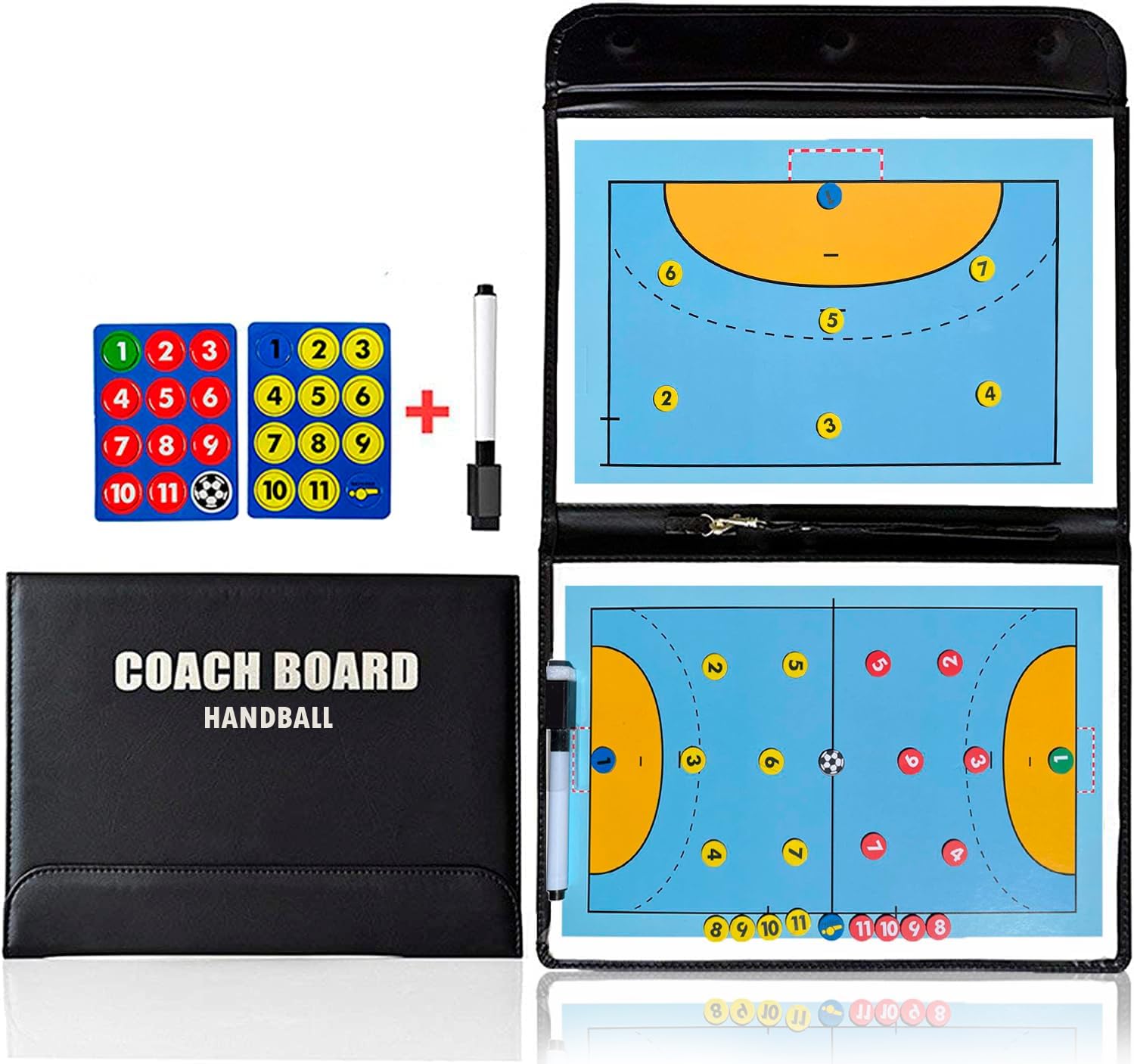 Detalle de CREADY tactisch handbalbord 53 x 31 cm met magneten