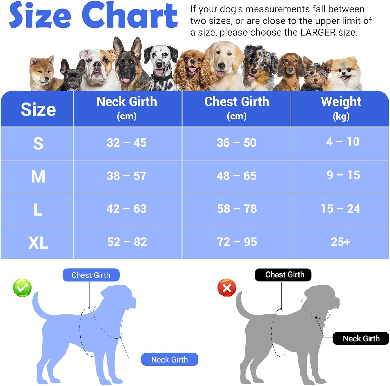 Thumbnail 1 de Funfox Dog Harness No Pull (2-clip adjustable vest with handle) – Breathable padded anti-pull walking harness