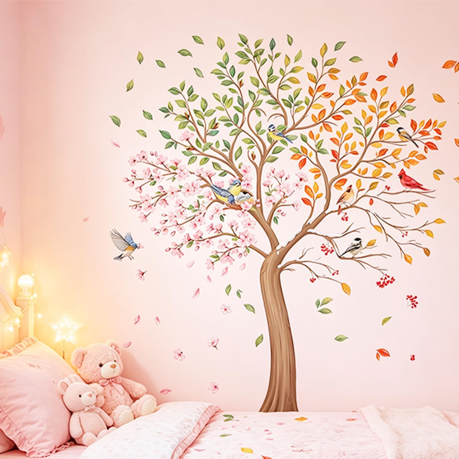 Detalle de Tree Wall Decals, 55 × 53 in