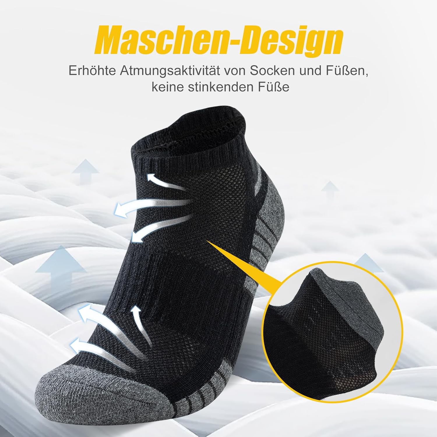 Detalle 2 de SockWaddles Calze sportive 6 paia